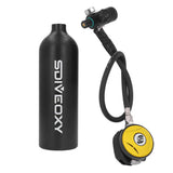 1L Scuba Tank Set Oxygen Cylinder Set Diving Tank Kit for Underwater Exploration Rescue Diving Equipment