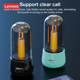 Lenovo L02 Wireless Sound Box High Fidelity Mega Bass Portable Bluetooth-compatible 5.0 Audio Speaker Night Light for Smart Phone