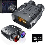 R18 1080P Binocular Infrared Night-Visions Device 5X Binocular Day Night Use Photo Video Taking Digital Zoom for Hunting Boating