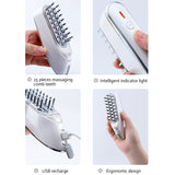 Electric RF Red Light Hair Growth Comb Anti Hair Loss EMS Therapy Treatment Vibration Massage Hair Brush Hair Care Scalp Massage