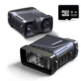 S1 Night Vision Binoculars 720P 10X Optical Full Dark Digital IR Telescope 32GB 3.5' Screen Photo Video Recording Hunting Camera
