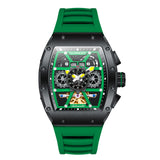 GUANQIN 2023 Automatic Mechanical Winding Watch Fashion Calendar Week Month Chronograph 361L Stainless Steel Relogio Masculino