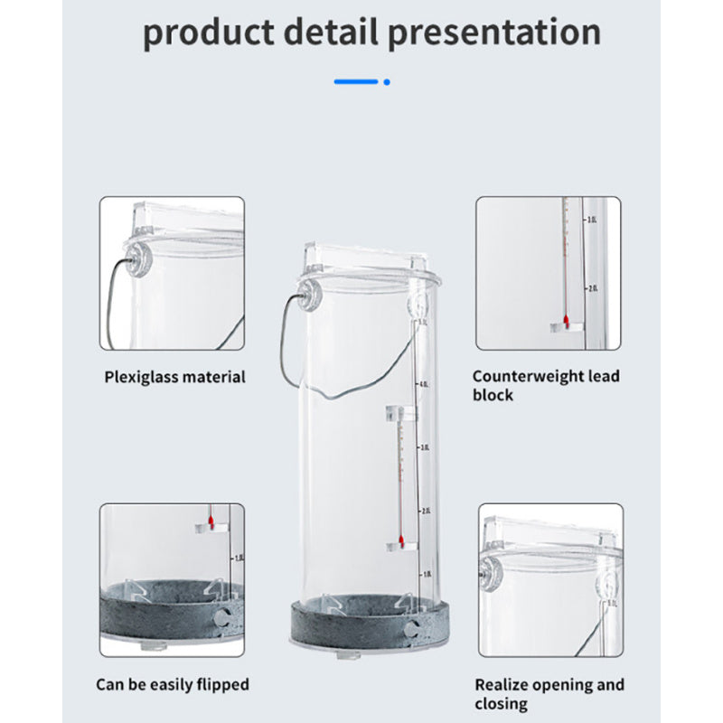 Durable Portable Water PLEXIGLASS Sampler Equipment with Water-collecting Bottle Body 1000ML 2500mL 5000ML