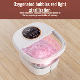 Jinzheng household fully automatic constant temperature folding foot bath bucket upgraded electric massage function