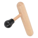 T Shape Wooden Acupuncture Acupoint Stick Skin Device Body Deep Tissue Massage Therapy Tool Neck Back