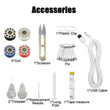 Electric Handheld hine With Trimmer 2 Speed Single Thread ing Mini Portable Sewing Small Gadget