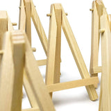 100 Pieces Of Mini 5 Inch Wooden Easel. Business Cards, Display Photos, Small Canvases, Classroom DIY