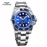 GUANQIN NH35A Movement Business Fashion Military Men's Watch Mechanical Automatic Watch 100M Waterproof Sports Sapphire 2023 NEW