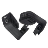 Black Plastic Front and Rear Mud Flaps for 1/10 RC Crawler Car Axial SCX10 II 90046 90047 Upgrade Parts