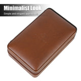Humidifier Cedar Wood Cigar Humidor Box Portable Gift For Boy Friend Father PU Leather Cigar Case Storage 4 Cigars Box Humidor
