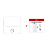 Mini Thermal Printer Wireless Bluetooth 4.0 200dpi Photo Label Memo List Printing with USB Cable Imprimante Portable