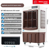 Outdoor Chiller Solar Rechargeable Commercial Mobile Refrigeration Air Conditioning Factory Water Coog Fan