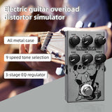 M-VAVE Effects Pedals Heavy Metal Electric Guitar Overload Distortion Effector 3-section EQ Adjuster British Pedal