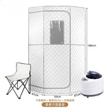 Portable Steam Tent Sauna Box with 3L Steamer, Remote Control, Folding Chair