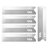 4Pcs Universal Steel Heat Plate Shield, Heat Tent, Flavorizer Bar, Burners Cover NEW