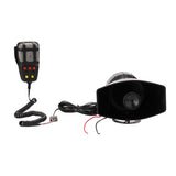 7-Tone Horn Mic PA System Warning Amplifier Hooter 12V 80W 200dB Speaker Car Siren