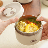 Bento Box Set Portable Keep Warm Lunch With Insulated Bag Stainless Steel Thermal Food Container Kitchen Supplie