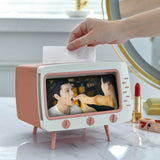 Home Multi-Color TV Tissue Box Multi-Function Desktop Pumping Box Mobile Phone Viewing Bracket Living Room Storage Box