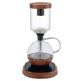 Home Kitchen Wooden 3cups Electric siphon espresso coffee maker coffee machine