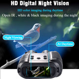 1080P Night Vision Binoculars 850nm Infrared HD 2X Digital Zoom Telescope Night Goggles Camera for Hunting Camping Surveillance