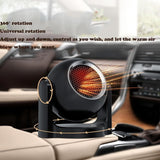 Heater 12V Car Fast Heating Portable Windshield Defroster 360 Degree Rotation for Travel Camping Accessories