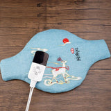 Household Portable Electric Heating Moxibustion Bao Mugwort Waist Abdomen Warm Palace Hot Compress Physiotherapy Bag New