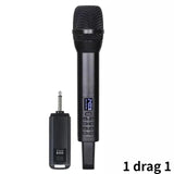 Recharging Echo Treble Bass 2.4G Wireless Microphone for Home Cinemas Karaoke Church Speech Handheld Mic Professional
