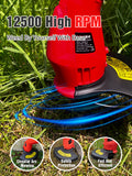 Multifunctional Electric Trimmer Portable Handheld Tools String Cutter Pruning Mini Lawn Mower for Garden Grass