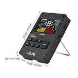 AROMA AMT-600 & Tone Generator 3-in-1 Rechargeable 2.5-inch Color LCD Guitar Tuner Electronic Metronome