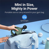 Portable Fascia Gun Vibration Massage Gun Percussion Pistol Massager for Deep Tissue Muscle Body Relaxation Mini Fitness Device