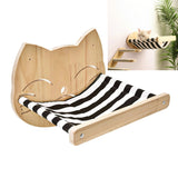 Wall Mounted Cat Hammock Durable Wall Cat Furniture Pet Kitten Wall Shelf Set For Cats Sleeping Playing Climbing Home Decor