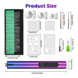 Electric Engraving Pen Kit Cordless Rechargeable Grinding Pen With 36 Bits Fit For Carving Glass