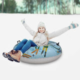 41 Inch Tube Toy For Kids And Adults Winter Iatable Sled Outdoor Snow Toys
