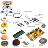 DIY Polishing Woodworking Jade Jewelry Dental Bench Lathe Grinding hine