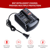 For CRAFTSMAN 20V 2A Lithium with Dual USB 5V 2.1A Rechargeable Power Tool Battery Charger CMCB102 CMCB204