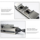 6 Inch Heavy-duty Milling Machine Two-way Angle Solid Precision Vice Machine With Double Opening Vise Pliers.