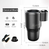 Car 12V Heating Coog Intelligent Beverage Holder Smart 2-In-1 Cup With Temperature Display