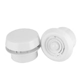 12V Roof 4000R/min LED Air Ceig Ventilation Grille Round for Campers Motorhome Travel Trailer Van Rooir Vent RV Fan