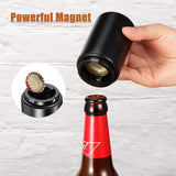 1k Magnet Bottle Magnetic Automatic Beer Opener Stainless For Men Women Picnic Camping Barbecue Travel
