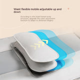 Intelligent Massage Cushion with Multifunctional Airbags - Body Back Massager for Pain Relief. Spine Kneading, Waist Vibration, Heating Pad
