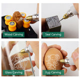 3.7V Electric Engraving Pen Kit Cordless Rechargeable Engraver Carve Tool For Etching Carving Drilg Dremel With Box