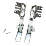 2Pcs Fridge Hinges,Refrigerator Hinges,Fridge Freezer Door Repair,Flat Hinges Mounting Screws for Household