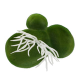 144X Aquarium Artificial Duckweed Floating Plastic Green White Plant