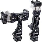 Tripod Mount Clip Metal Phone Holder Clamp with Cold Shoe Arca 360 Rotatable for Live Photography Vlog for Canon Sony Dslr