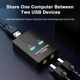 with Push Button Printer Sharer 2.0 Switch High Speed Usb Kvm Switcher 2 1 Out for Easy Computer Sharing