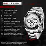 PAGANI DESIGN 2023 New Men's Watches Top Brand Men's Sports Quartz Watch Automatic Date Sapphire Luxury Chronograph Reloj Hombre