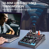 Microphone Converter Wireless Mic Transmitter+Micro Phone Receiver System XLR Adapter UHutomatic for Condenser Dynamic Audio