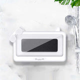 Cartoon Bathroom Mobile Box Wall Mounted Bracket 6 Inch Phone Storage Case Waterproof Shower Watching Holder