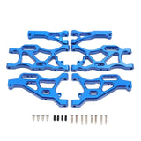 Metal Front & Rear Suspension Arm Set For Arrma 1/7 Limitless Infraction 1/8 Typhon 6S Rc Car Upgrade Replacement Parts Red