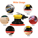 Random Orbital 5'' Vacuum Air Non-vacuum Sandpaper Polished Grinding hine Pneumatic Sander